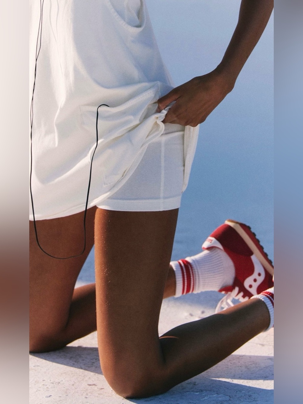 NWT Free People Hot Shot Mini Dress in white size XL - Picture 3 of 4